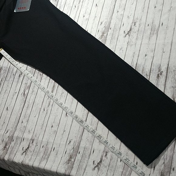 NWT S.O.N.G. Black Straight Leg Maternity Pants - Picture 6 of 10